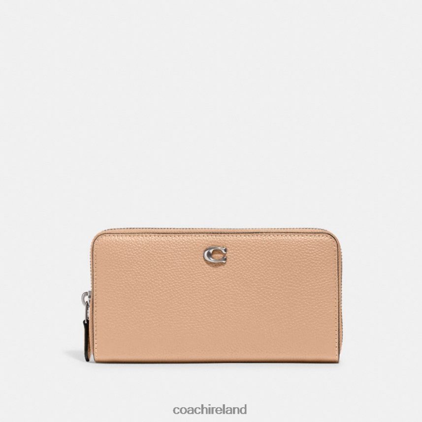 Coach Women ACCORDION ZIP WALLET LH/Buff 80N2R2319