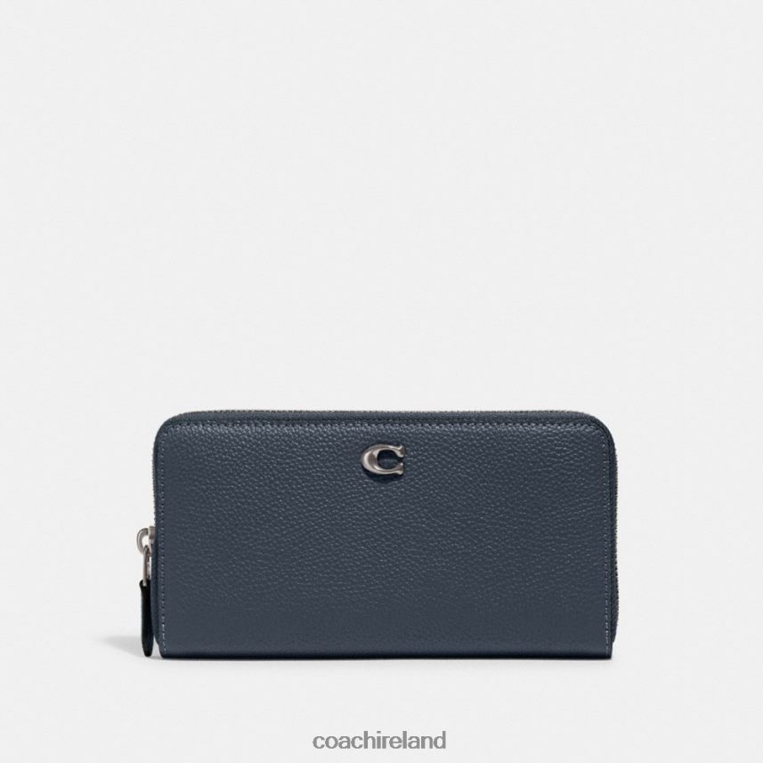 Coach Women ACCORDION ZIP WALLET LH/Denim 80N2R2320