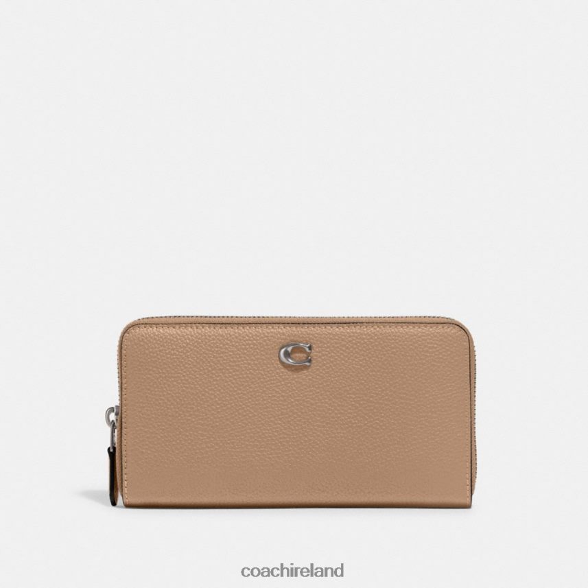 Coach Women ACCORDION ZIP WALLET LH/Taupe 80N2R2323