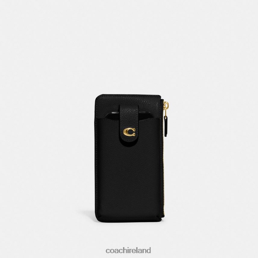 Coach Women ESSENTIAL PHONE WALLET B4/BLACK 80N2R2389