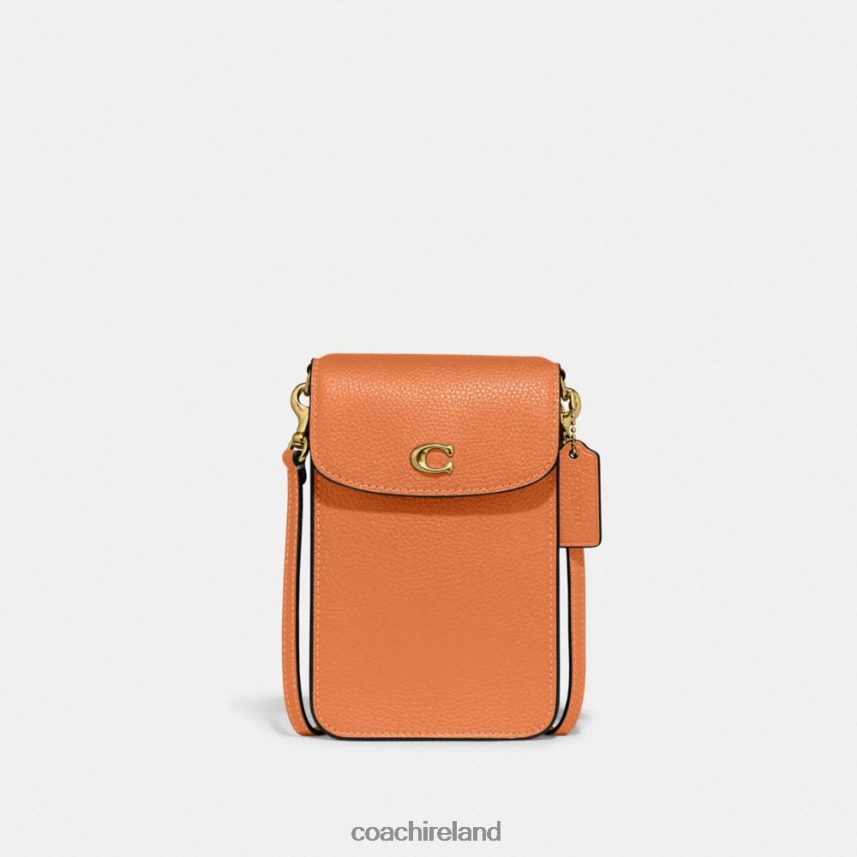 Coach Women PHONE CROSSBODY B4/Faded Orange 80N2R2387