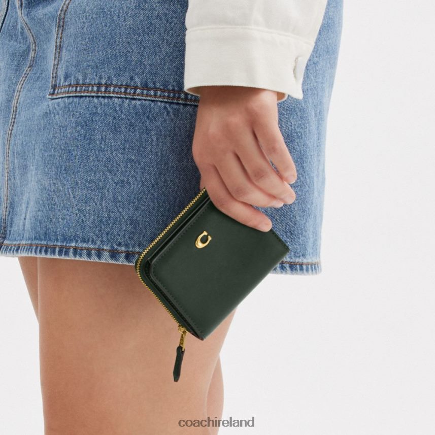 Coach Women BILLFOLD WALLET B4/Amazon Green 80N2R2358