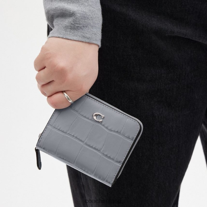 Coach Women BILLFOLD WALLET LH/Grey Blue 80N2R2343