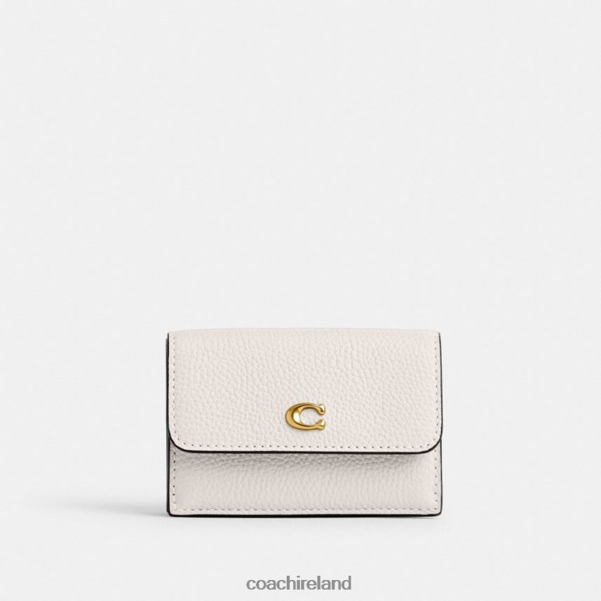 Coach Women ESSENTIAL MINI TRIFOLD WALLET B4/CHALK 80N2R2351