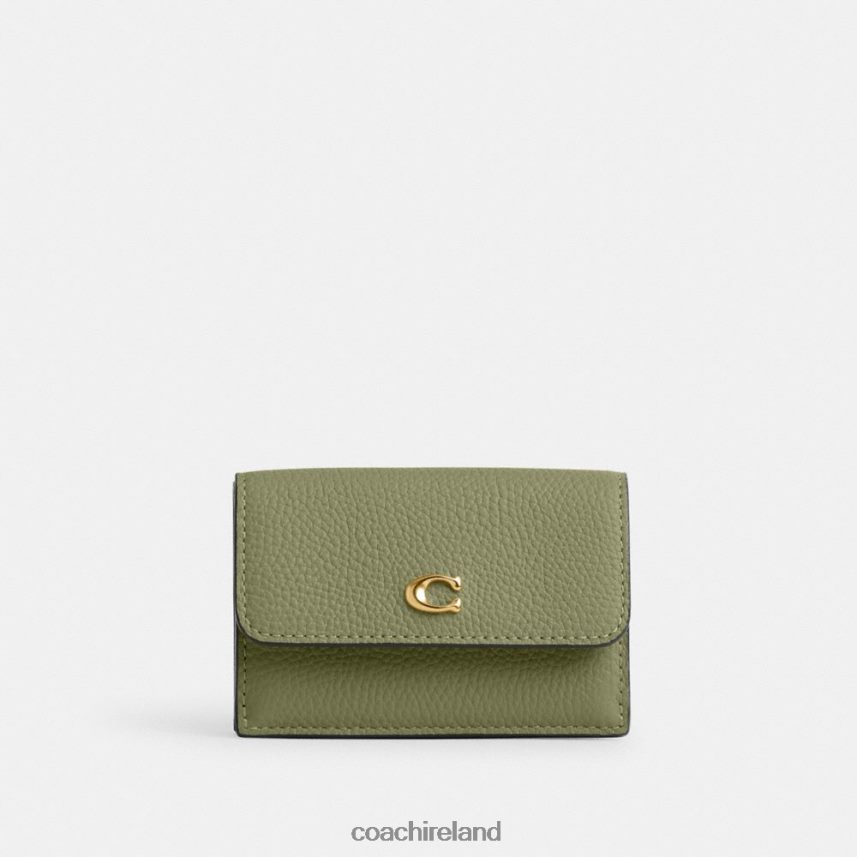 Coach Women ESSENTIAL MINI TRIFOLD WALLET B4/MOSS 80N2R2342