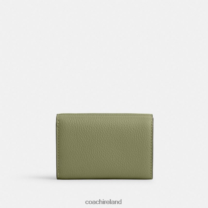 Coach Women ESSENTIAL MINI TRIFOLD WALLET B4/MOSS 80N2R2342