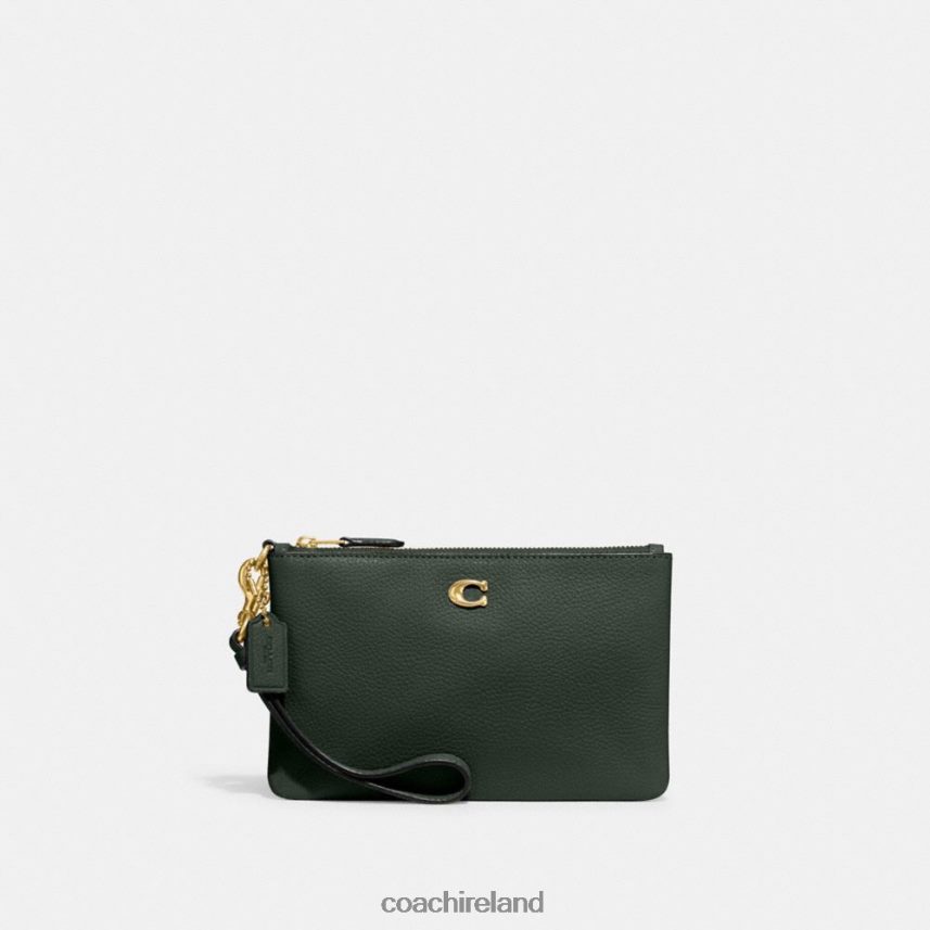 Coach Women SMALL WRISTLET B4/Amazon Green 80N2R2363