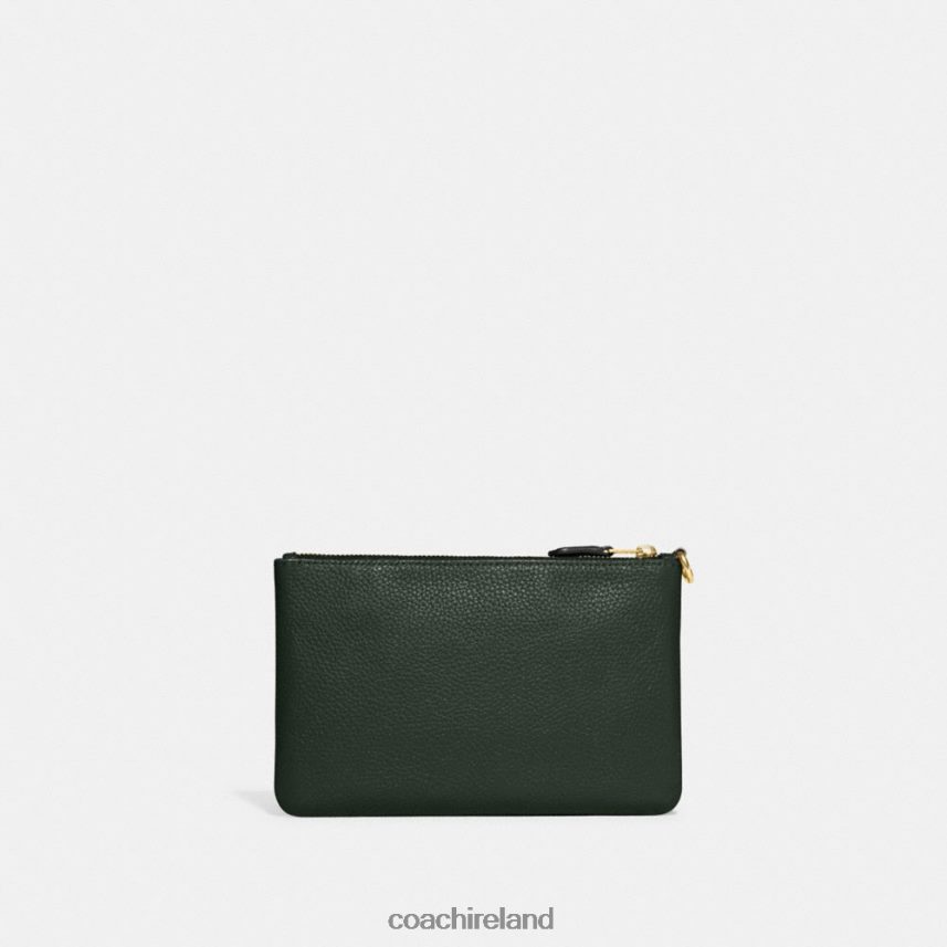 Coach Women SMALL WRISTLET B4/Amazon Green 80N2R2363