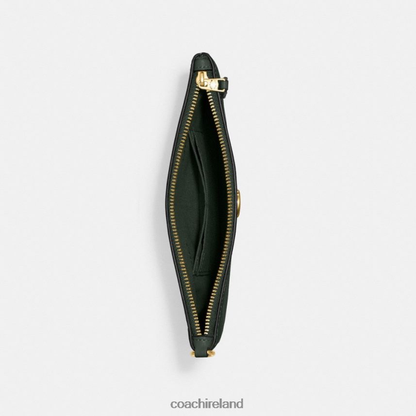 Coach Women SMALL WRISTLET B4/Amazon Green 80N2R2363